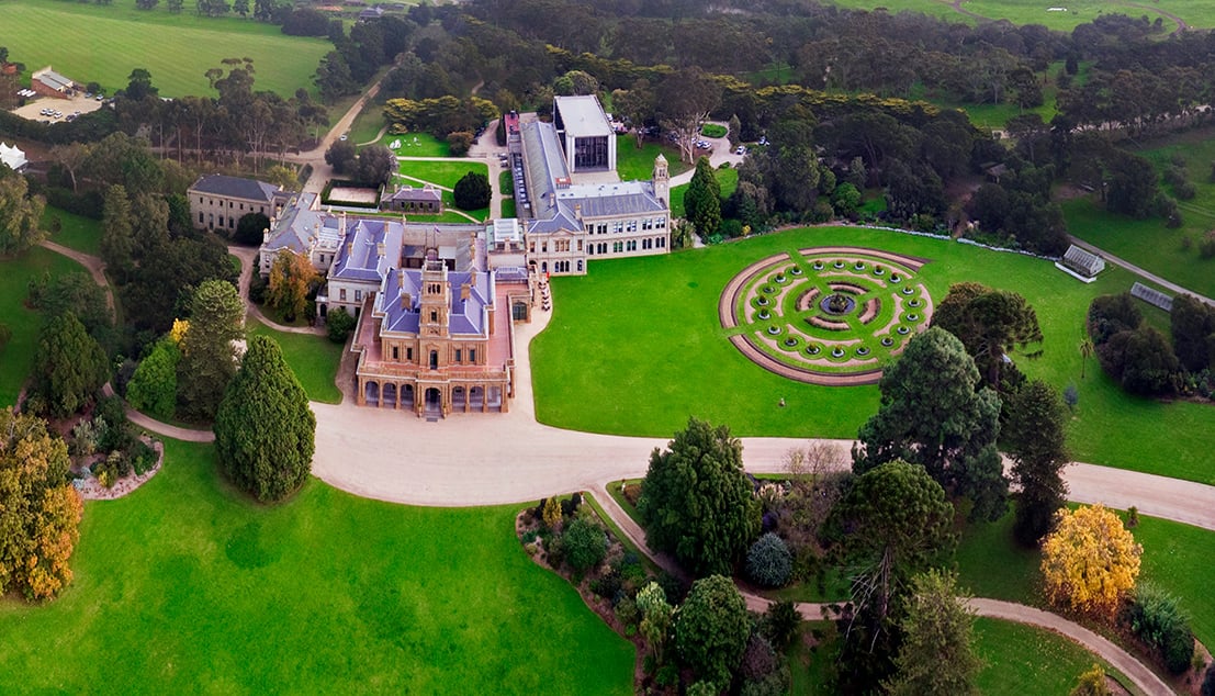 Werribee_Mansion_from_above